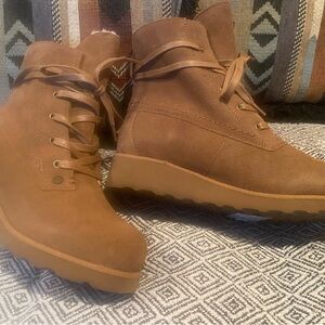 BearPaw Krista Suede & Shearling Boots